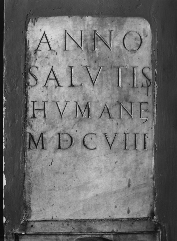 lapide - ambito romano (sec. XVII)